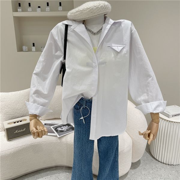 

sweaters spring summer 2021 woman's niche shirt release sleeve, White;black