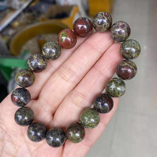 

strands bloodstone natural dragon blood stone bracelet, Black