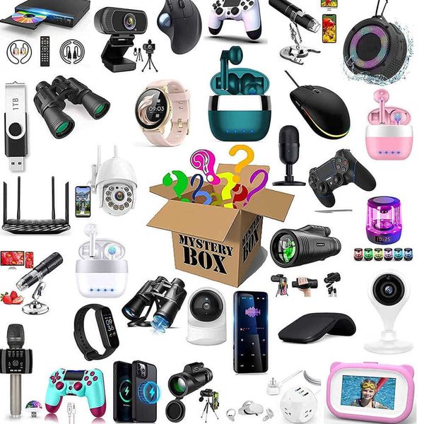 

mystery boxes, various electronic products, anything possible random stuff lucky box,make a great surprise gift for your family fq