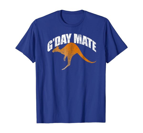 

g'day mate shirt funny kangaroo shirt down under australia, White;black