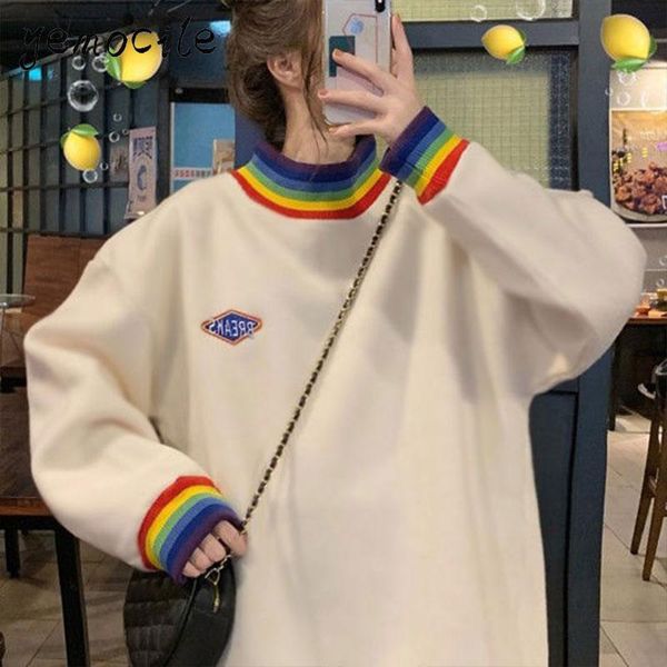 

women's hoodies & sweatshirts 4xl oversize velvet autumn winter 2021 loose large size korean style sweatshirt women clothes coat long s, Black