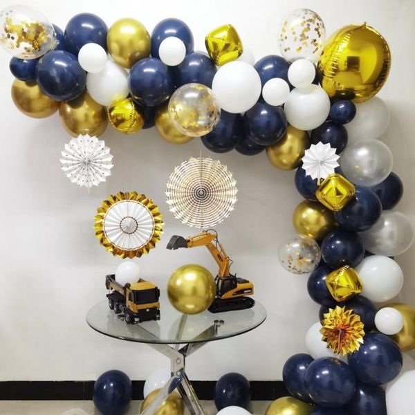 

party decoration 102pcs balloon kit latex blue balloons wedding arch valentine's day baby shower birthday decorations supplies