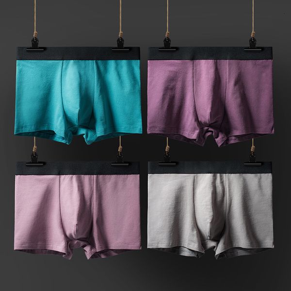 

scarf solid color underwear cotton men's flat pants, Black;white