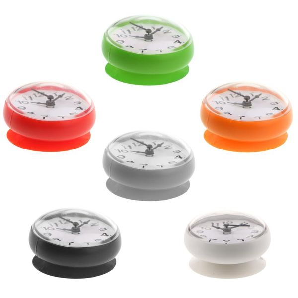 

wall clocks silicone waterproof kitchen bathroom bath shower suction cup clock