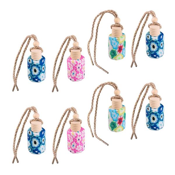 

pcs car air freshener perfume bottle essential oil diffuser hanging pendants storage bottles & jars