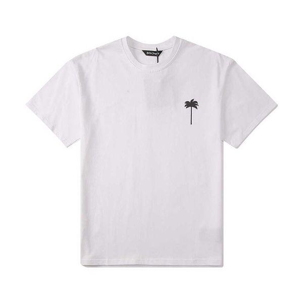 

meichao angcls short sleeve t-shirt palm pa angel real right letter printing casual tee, White;black