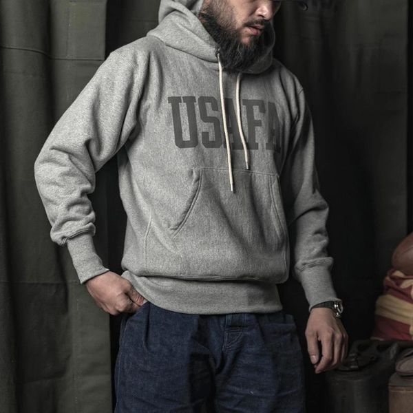 Erkek Hoodies Tişörtü 2021 Ağır Kalınlaşmış Terry Dipli Kazak Ve Kadın Vintage Klasik Baskı Kazak Kış Sıcak Gevşek Sweath