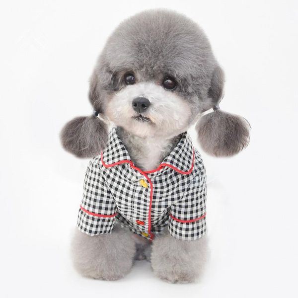 

dog apparel pet pajamas cat puppy shirt clothes pyjama poodle bichon pomeranian schnauzer chihuahua yorkshire clothing outfit coat