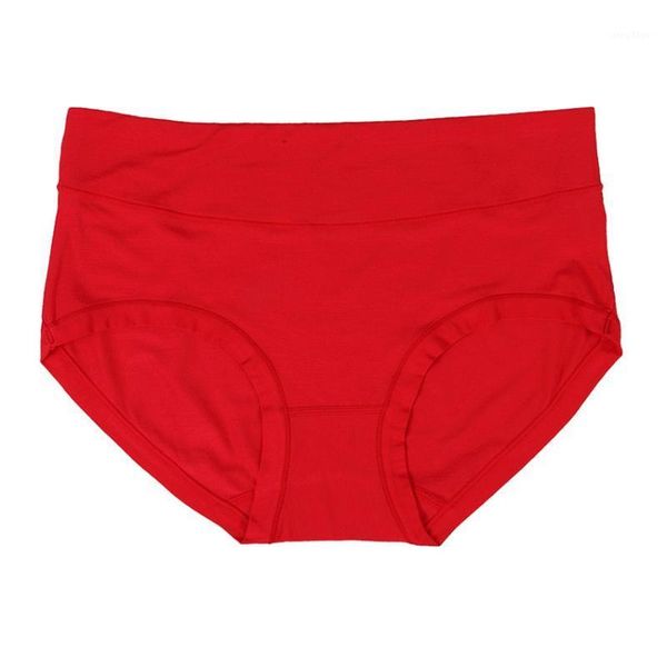 

women's panties 10 pairs of summer fat mm plus size briefs modal medium high waist solid color comfortable breathable, Black;pink