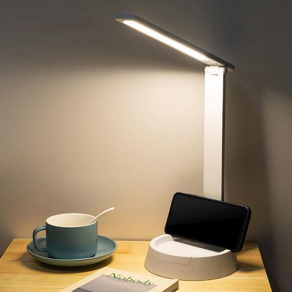 

table lamps led desk lamp dimmable brightness adjustable eye-protected bedroom bedside reading touch switch
