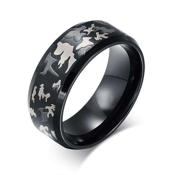 

cluster rings man ring jewelry vendors black camouflage pattern men, Golden;silver