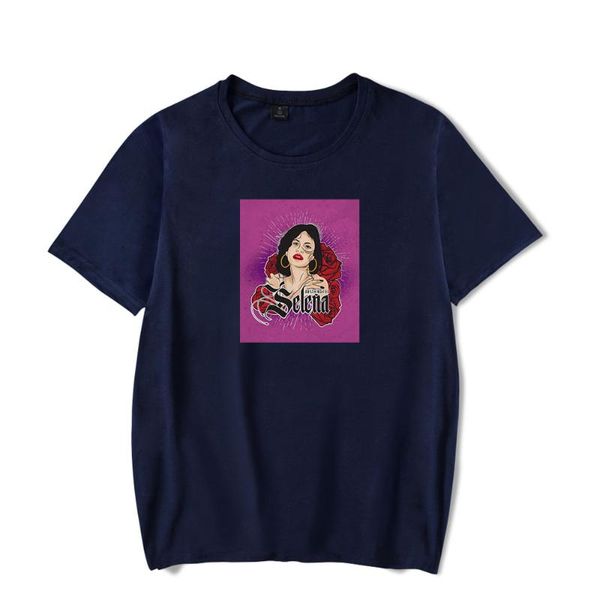 

men's t-shirts selena quintanilla pattern printing comfortable t-shirt short-sleeved casual all-match neutral, White;black