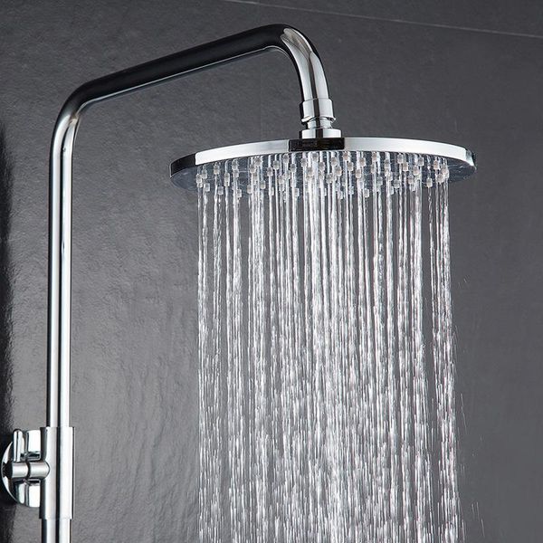

copper multi-size pressurized shower head, round square bathroom overhead sets