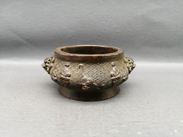 

fragrance lamps collecting chinese antiques old bronze censer home decorations