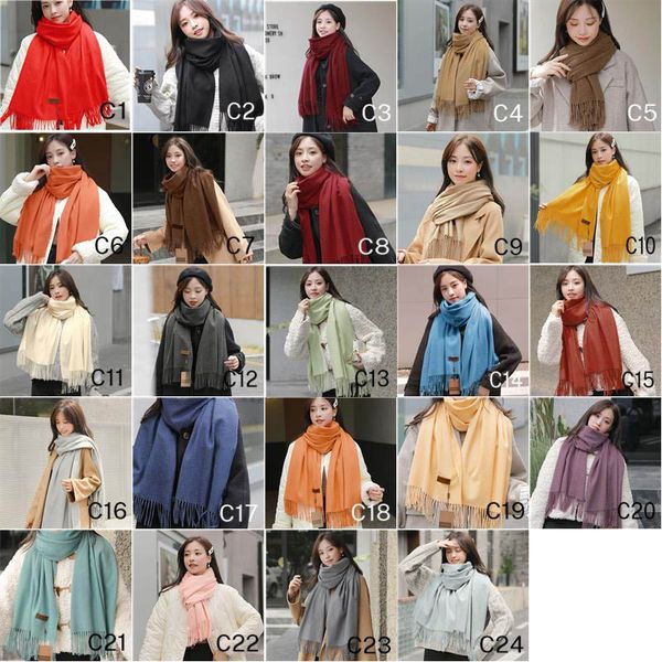 

classical single color design plain cloth scarves slouchy warm long scarf with tassels 24 colors optional, Blue;gray