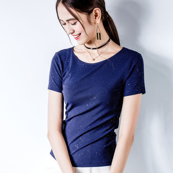 

tee classic summer -selling high-quality breathable short-sleeved leisure women's soft t-shirt, White