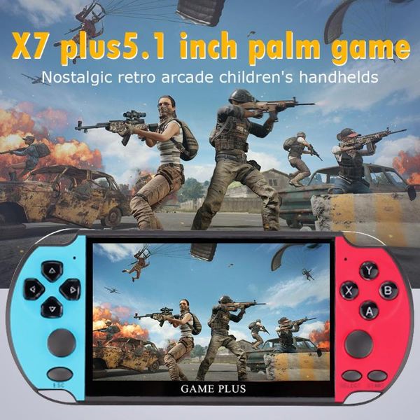 

portable game players handheld console 5.1inch display 128bit nostalgic 8g double-rocker classic retro mini mp5 video