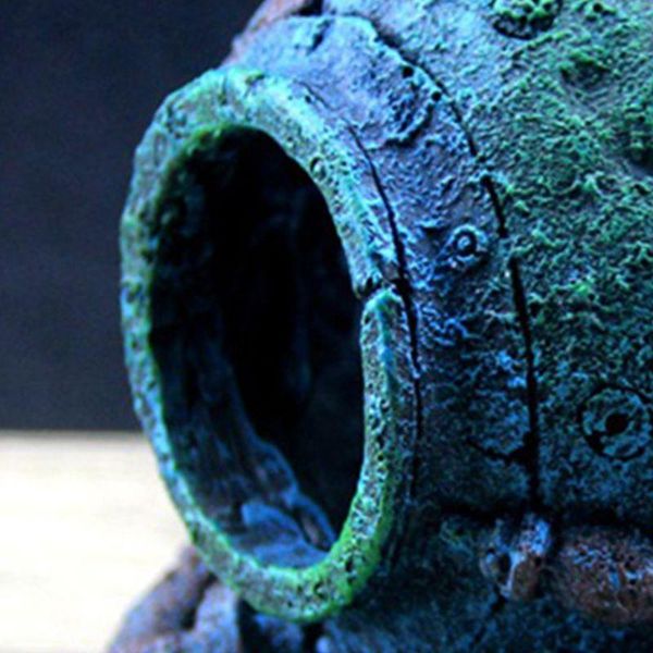 

diving helmet wreck aquarium fish tank landscaping decoration vintage decorative drop decorations