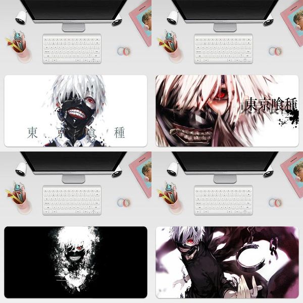 

mouse pads & wrist rests ken kaneki ghoul large pad gaming mousepad anti-slip natural rubber locking edge mat