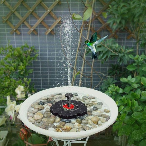

outdoor solar powered fountain pumps floating water pond garden pool h88f decorations
