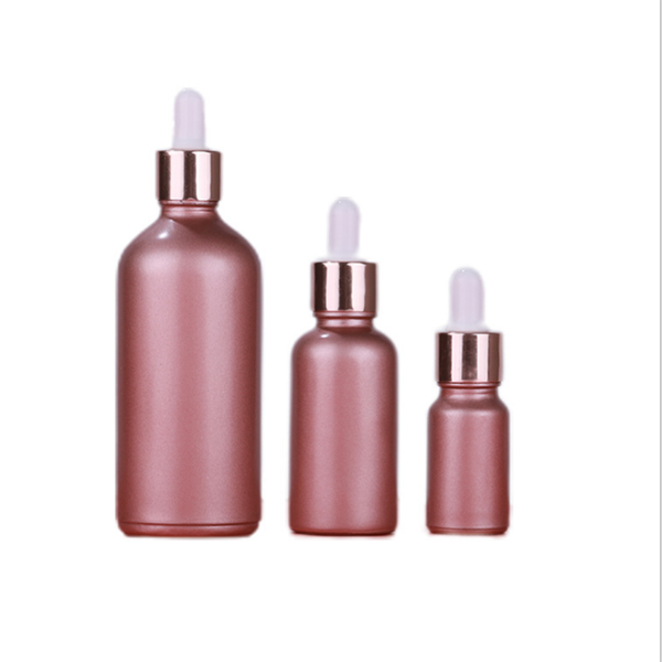 

0.5oz 1oz 5ml 10ml 15ml 20ml 30ml 50ml 100ml rose gold glass dropper bottle essential oil storage bottles & jars