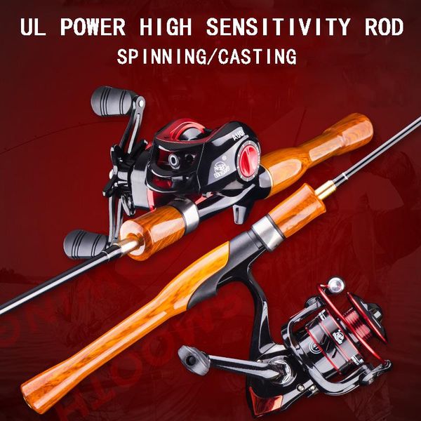 

boat fishing rods 1.68/1.8/1.98m action ul casting spinning lure rod 30t carbon bait wt 2-8g micro-rod for tackle