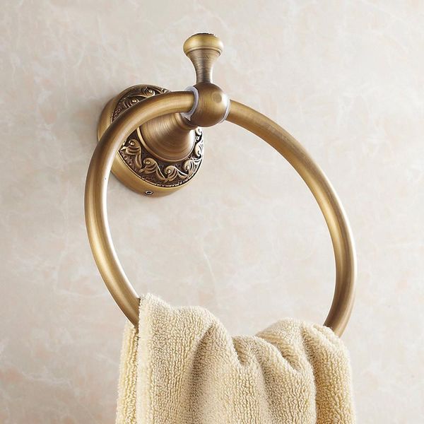 

vidric arrival euro style wal-mount antique bronze towel ring classic bathroom accessories bath holder hardware rings