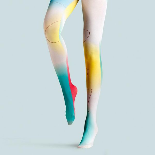 

unique stockings color pattern tights high-quality silk 1 order=1pc socks & hosiery, Black;white