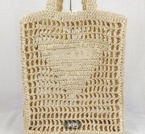 

2021 new large capacity paper rope shoulder bag