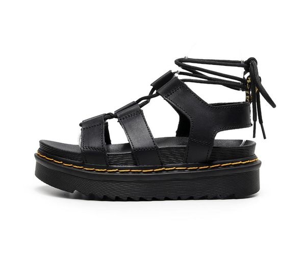 

sandals 2021 womens lace-up upper height women's boots ankle shoes running, Black