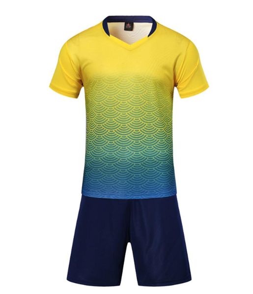 Gym Kleidung 2021 Atmungsaktive Fußball Uniform Für Männer Jersey Kinder Personalisierte Fußball Trikots Set Benutzerdefinierte Uniformen