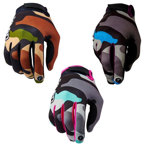 

cycling gloves motorcycle mountain bike motocross luvas touch screen, Black