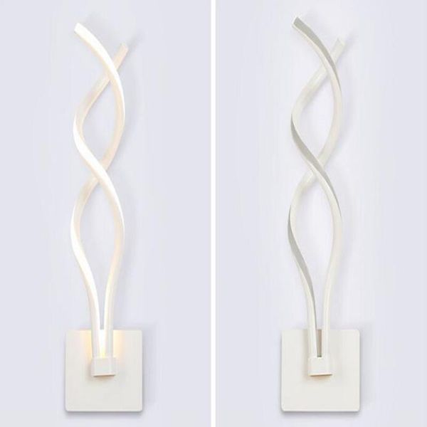 

wall lamp becostar modern dancing led stair for decor bedroom,12w, white and black available