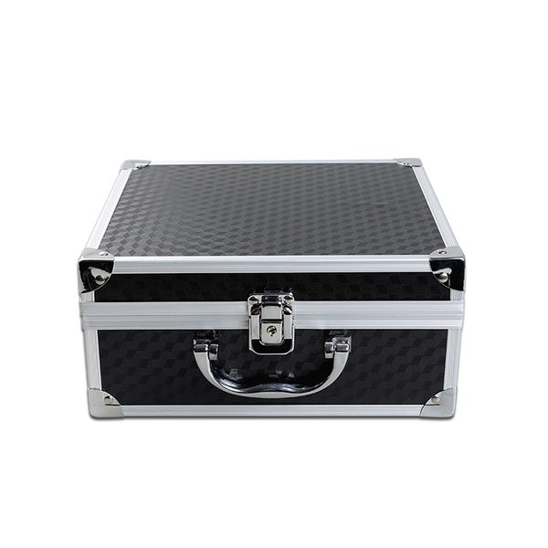 

large capacity tattoo machine case black aluminium carrying case with lock permanent for rotary or coil tattoo/gun machinescouts