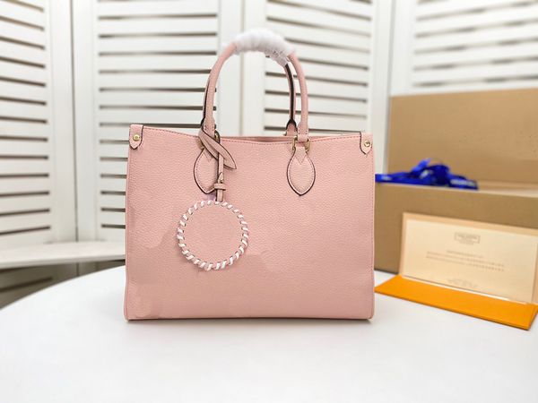 

fashion luxurys designers bags onthego medium tote women handbags by the pool monograms embossing shoulder bag
