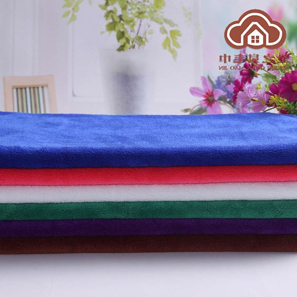 

handkerchief 420g m polyester / polyamide fiber * 40 absorbent cleaning milling square waxing towel, White