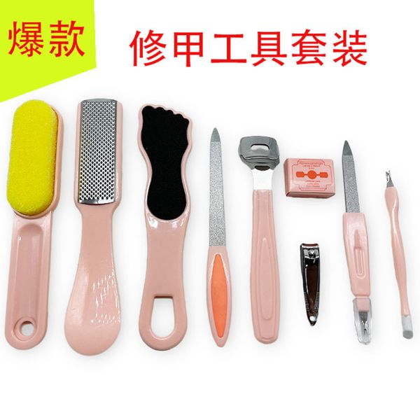 

pedicure tool set to remove dead skin and calluses
