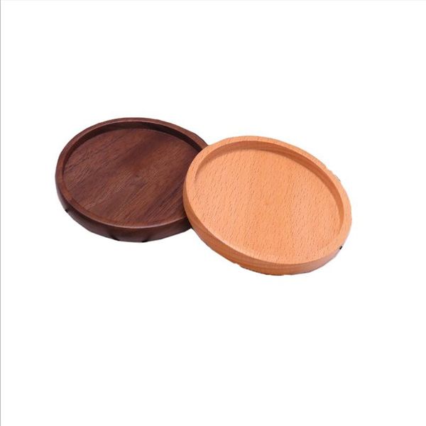 

mats & pads durable wood coasters, natural non slip stackable perfect housewarming gift idea