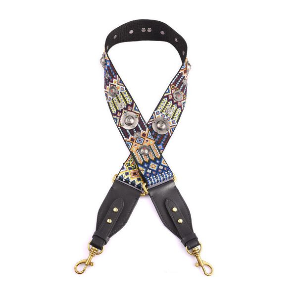 

new rivet design women bag strap adjust handle for lady shoulder strap trendy canvas bags belts a0022 cj191219, Black