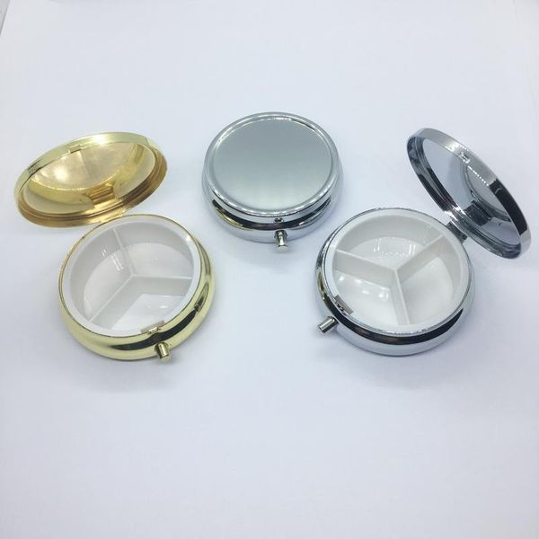 

storage bottles & jars 100pcs metal boxes diy organizer container silver