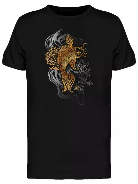 

Sand Drawn Koi Men's Tee -Image by Shutterstock, White;black