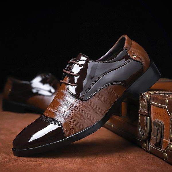 

shoes summer men's busins pointed large british fashion wedding, Black