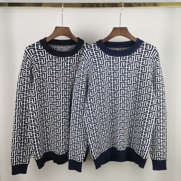 

trendy and fashionable full-width squandering jacquard loose sweater women's men's high-version jacket and hoodie size: s-m-l-xl-x