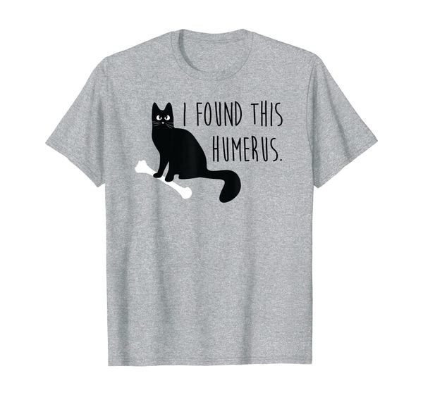 

cat t-shirt: i found this humerus (humorous) funny cat shirt, White;black