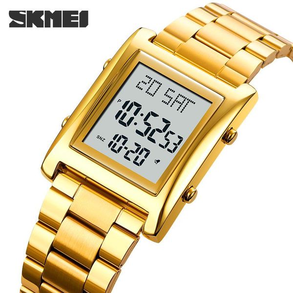 

wristwatches men's watches fashion skmei business electronic watch led light chronograph digital clock man wristwatch for gift reloj ho, Slivery;brown