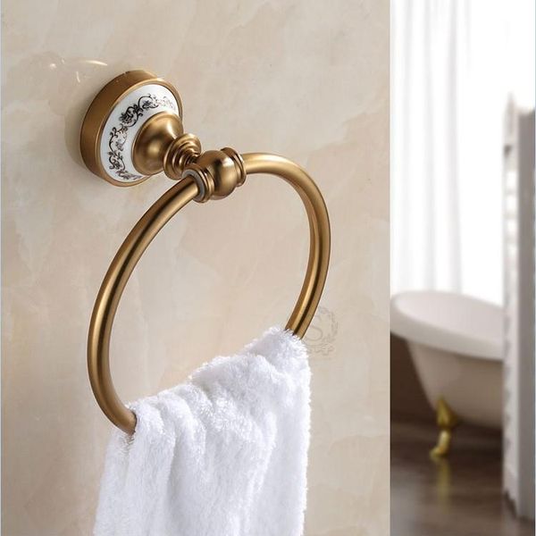 

bathroom towel holder wall mounted ring antique hanger bath furniture rings
