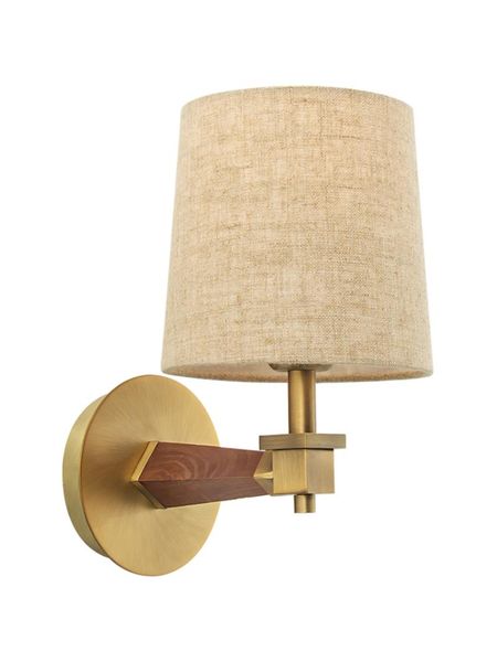 

wall lamps american gold fabric master bedroom bedside lamp nordic study living room el sconces lights deco lighting