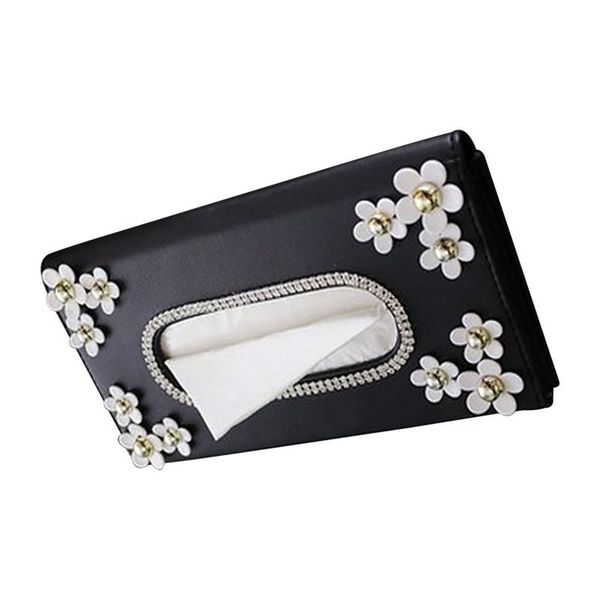 

tissue boxes & napkins car diamond-encrusted paper towel clip sun visor hanging crown pumping box camellia daisy carton
