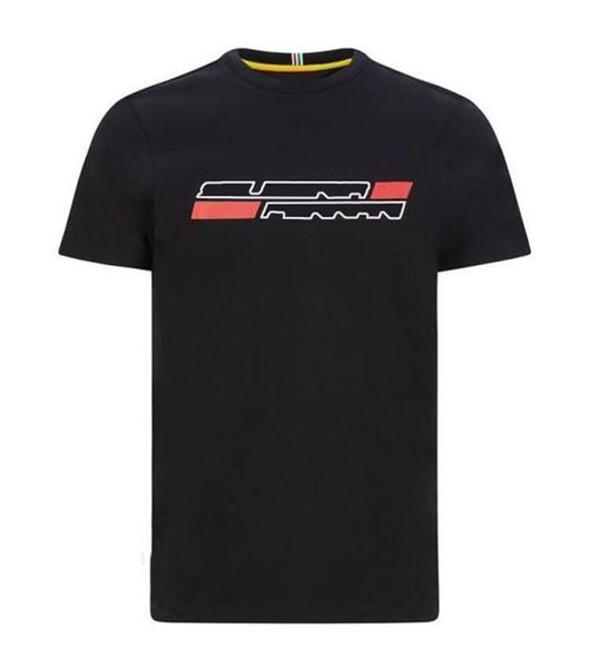 

f1 formula one racing suit t-shirt summer lapel polo shirt customized team style s6hu, Black