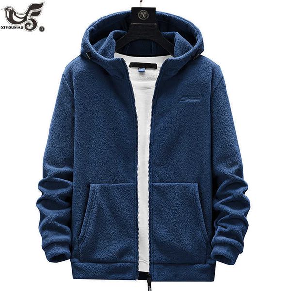 Plus Größe 6XL 7XL 8XL Männer Herbst Winter Fleece Jacke Warme Streetwear Mit Kapuze Mantel Im Freien Military Softshell Wandern Kleidung X0621